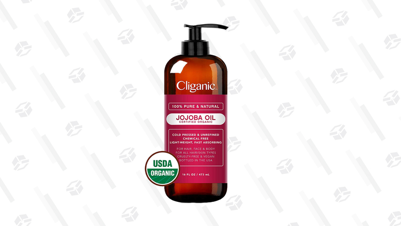 Aceite orgánico de Jojoba Cliganic 16oz | $22 | AmazonGráfico: Tercius Bufete